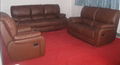 modern reclining sofa set 