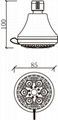 5-settings shower head(20152) 1