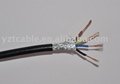 RVVP 4x0.3mm Mulit cores shielded control cable, communication cable