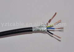 RVVP 4x0.3mm Mulit cores shielded control cable, communication cable