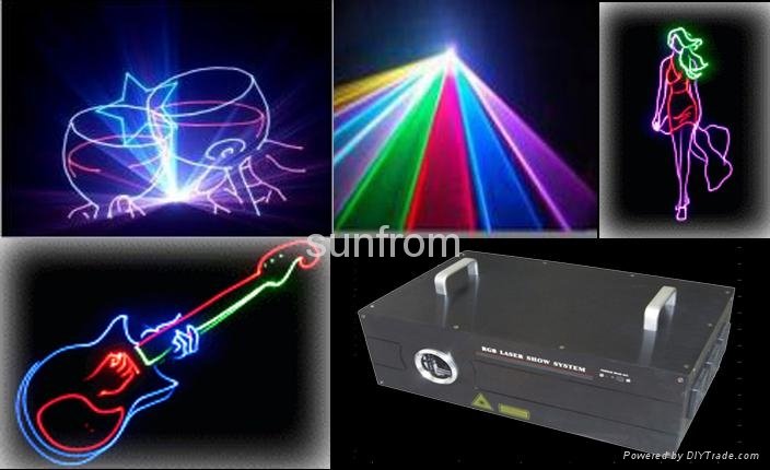 Big pow RGB Flash laser light 2