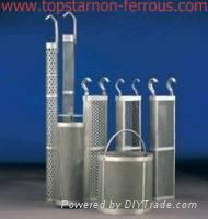 Titanium anode basket