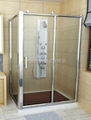 Brass Wheel Sliding Shower Room