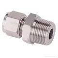 stainless steel male connector tube