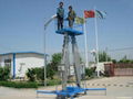 aluminum alloy lift table with double masts 4