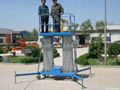 aluminum alloy lift table with double masts 5