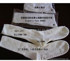 Socks for diabetic foot care