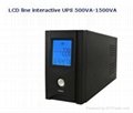 LCD line interactive UPS 500VA-1500VA