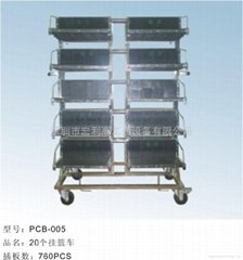 廠家生產優質防靜電PCB挂籃車
