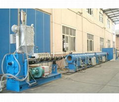 PE pipe extrusion line