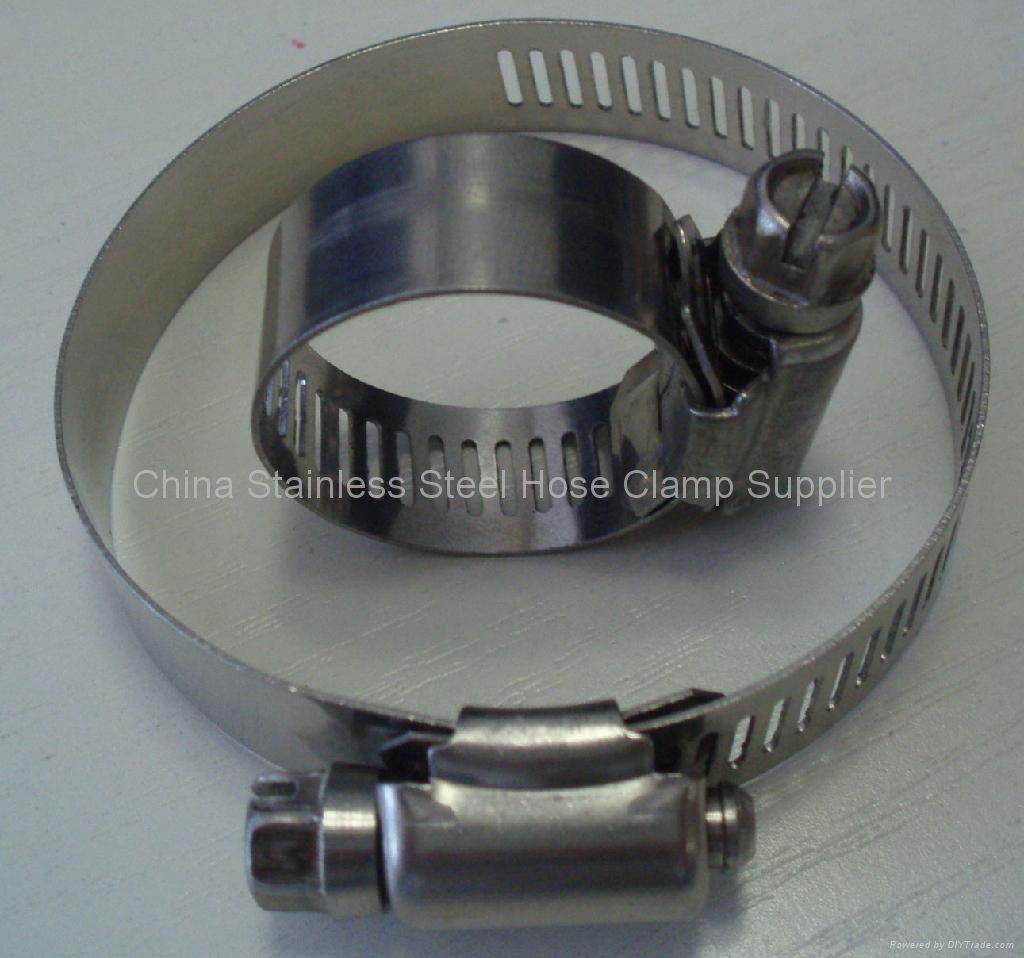 Stainless Steel Hose Clamp(Worm Drive) 4