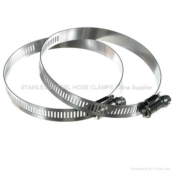 Stainless Steel Worm Gear Clamps China Supplier WDWGSAE Wanda