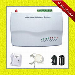 Longlasting Wireless GSM alarm kit with strobe siren and Pet-immune PIR sensor