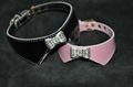 leather pet collar and leash,pet tie