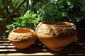 Red terracotta ceramic pot 1