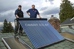 heat pipe solar collector