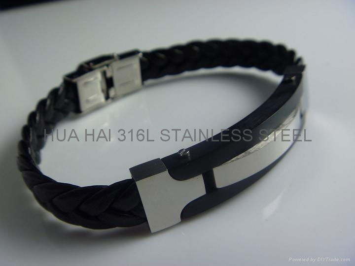 316L Stainless steel Braceletes