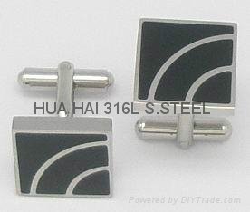 316L S.steel men'S jewelry:cufflink