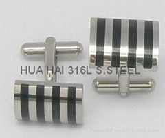 316L Stainless Steel  Men's jewelry:cufflink