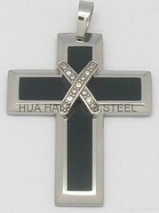 316L Stainless steel men's Jewelry/cross Pendant