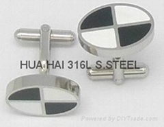 316L Stainless Steel Jewelry,316L Stainless steel Men's cufff link