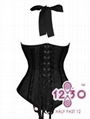 Hot Sexy Lingerie -- BST012 Bridal Corset (black)