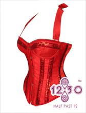 Find Your True Beauty with Sexy Lingerie -- BST012 Bridal Corset (red)