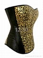 MH05 Leopard Overbust Corset 1