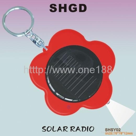 太阳能收音机礼品收音机收音机钥匙扣 2