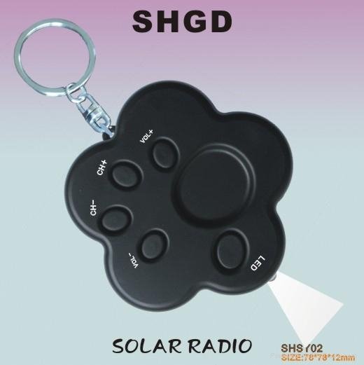 太阳能收音机礼品收音机收音机钥匙扣 5