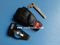 High quality Benz 3+1 buttons remote key blank shell case with inner parts