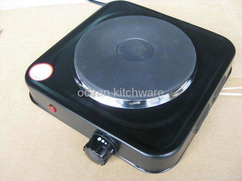 single electric hot plate burner stove 1000W classic