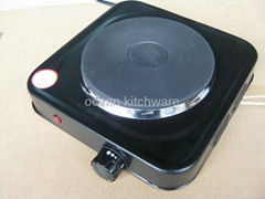 single electric hot plate burner stove 1000W classic