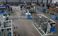 PVC fiber reinforced soft hose extrusion line