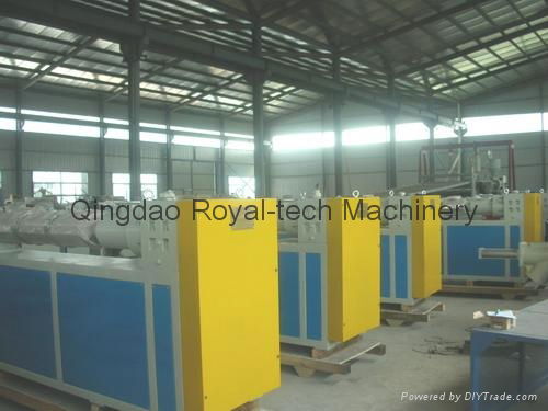 PVC fiber reinforced soft hose extrusion line 2