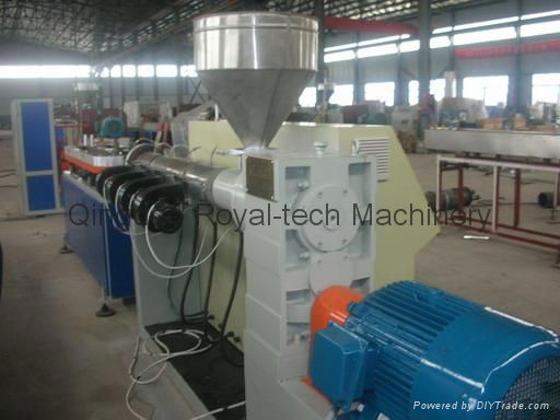 PP/PE Corrugated Pipe Extrusion Line With Galvanized wire