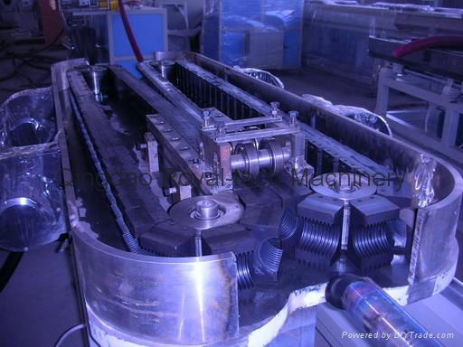 PP/PE Corrugated Pipe Extrusion Line With Galvanized wire 2