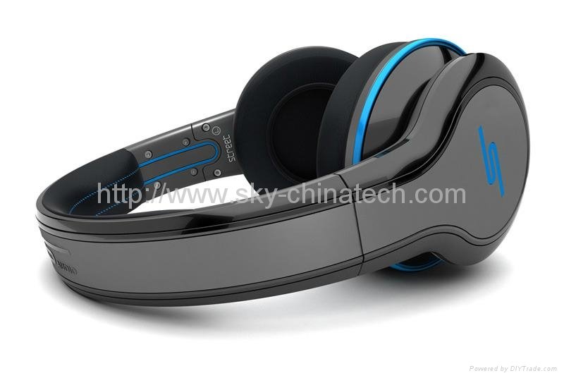 Wireless Headphones SMS Audio SYNC by 50 Cent 2012 Latest Design black 2