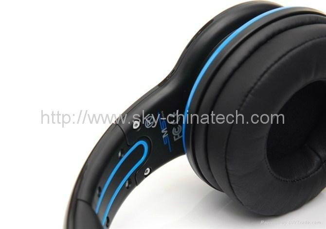 Wireless Headphones SMS Audio SYNC by 50 Cent 2012 Latest Design black 3