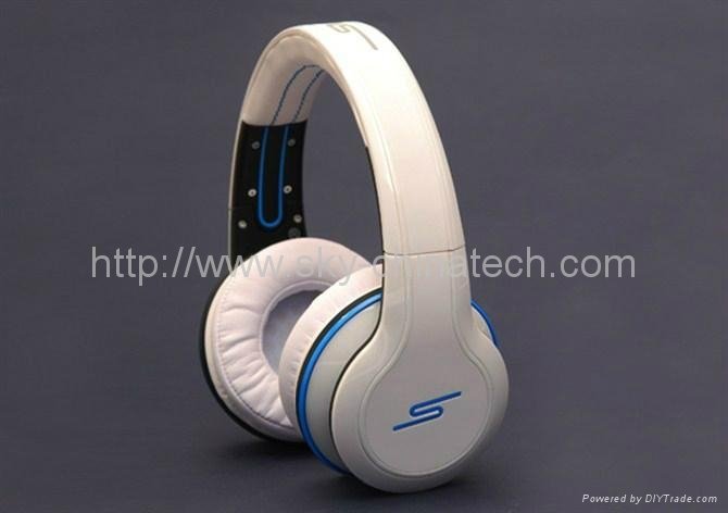 Wireless Headphones SMS Audio SYNC by 50 Cent 2012 Latest Design white