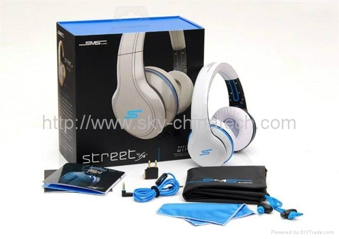 Wireless Headphones SMS Audio SYNC by 50 Cent 2012 Latest Design white 5