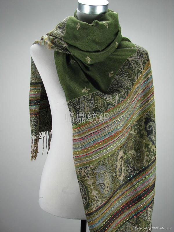 2011New&Fashion&Classic Jacqurad Scarf 4