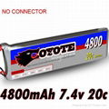 Coyote 4800mah 7.4v 20C lipo akku battery RC model 1