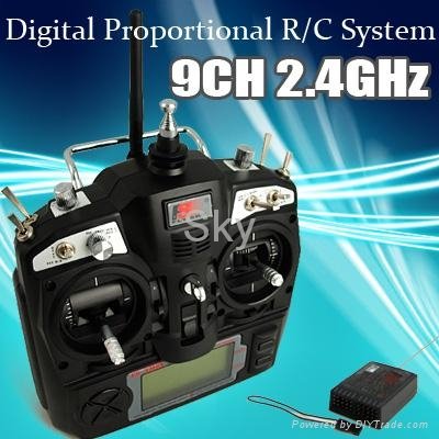 9 channel transmitter and receiver 2.4GHZ RC Model new