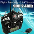 9 channel transmitter and receiver 2.4GHZ RC Model new