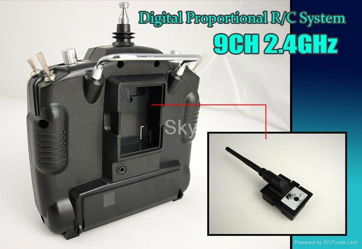 9 channel transmitter and receiver 2.4GHZ RC Model new 3