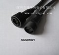 2PIN Male molding Waterproof connector cable IP67