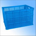 供應江蘇鎮江塑料托盤週轉箱零件盒超市藍