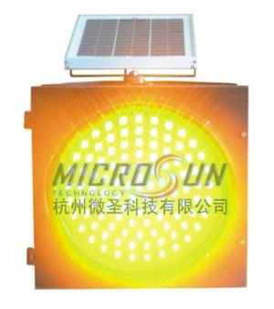 Solar Amber Warning Light