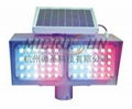 Solar Double-Sides Flash Warning Light